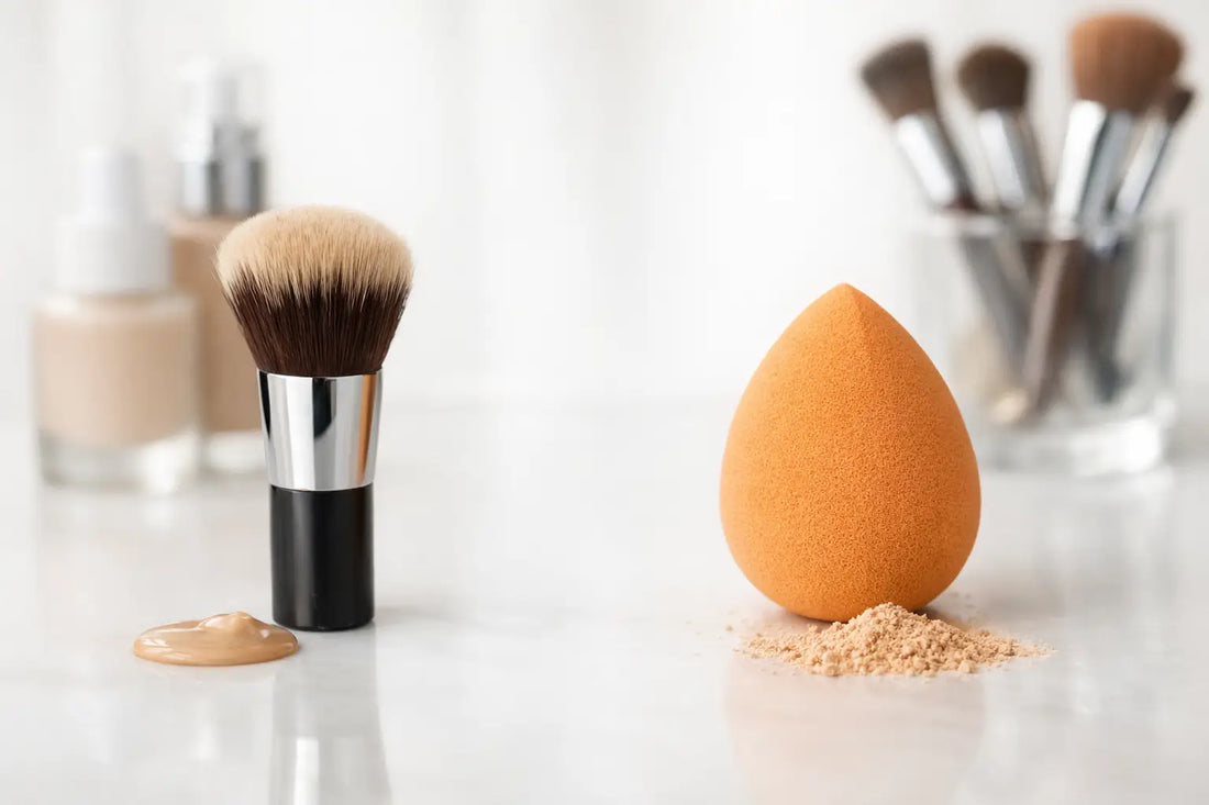 Brush Versus Sponge for Better Makeup Application
