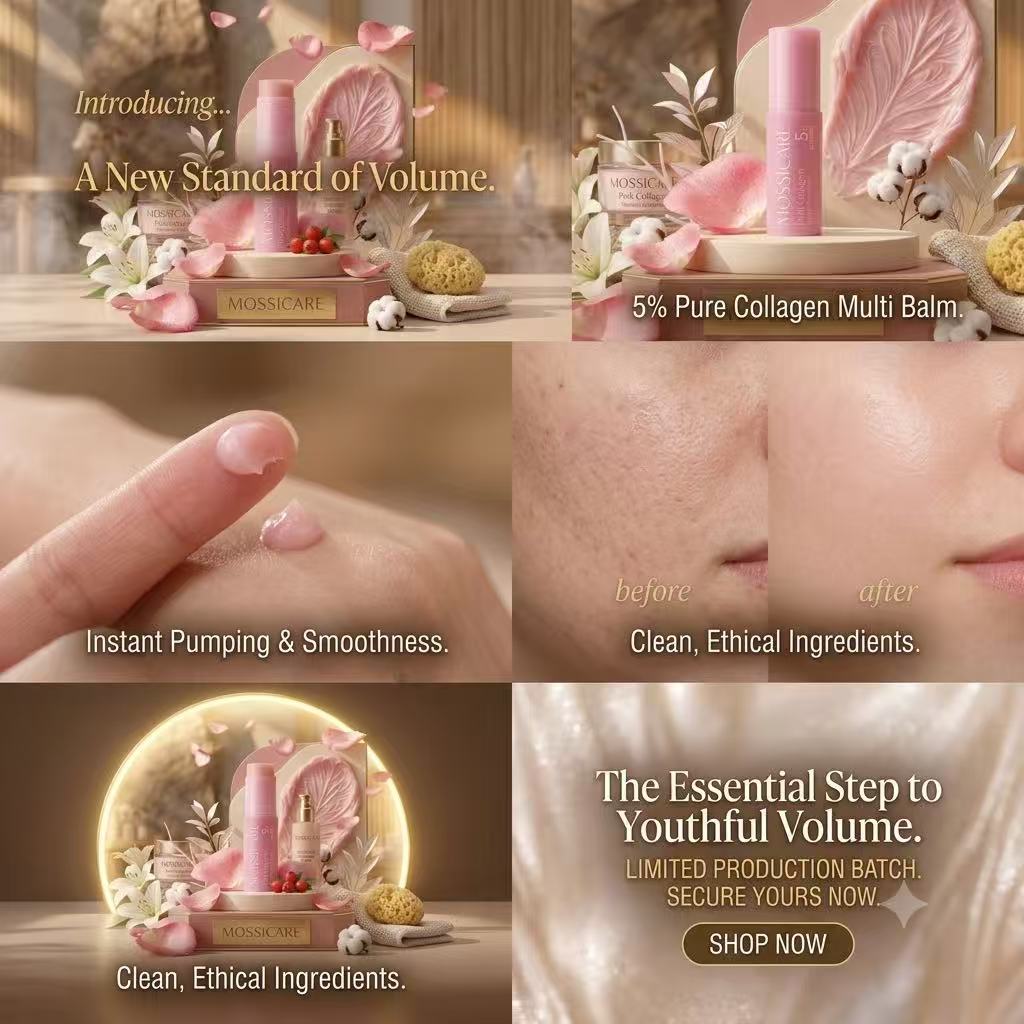 Pink Collagen Plumping Balm Stick