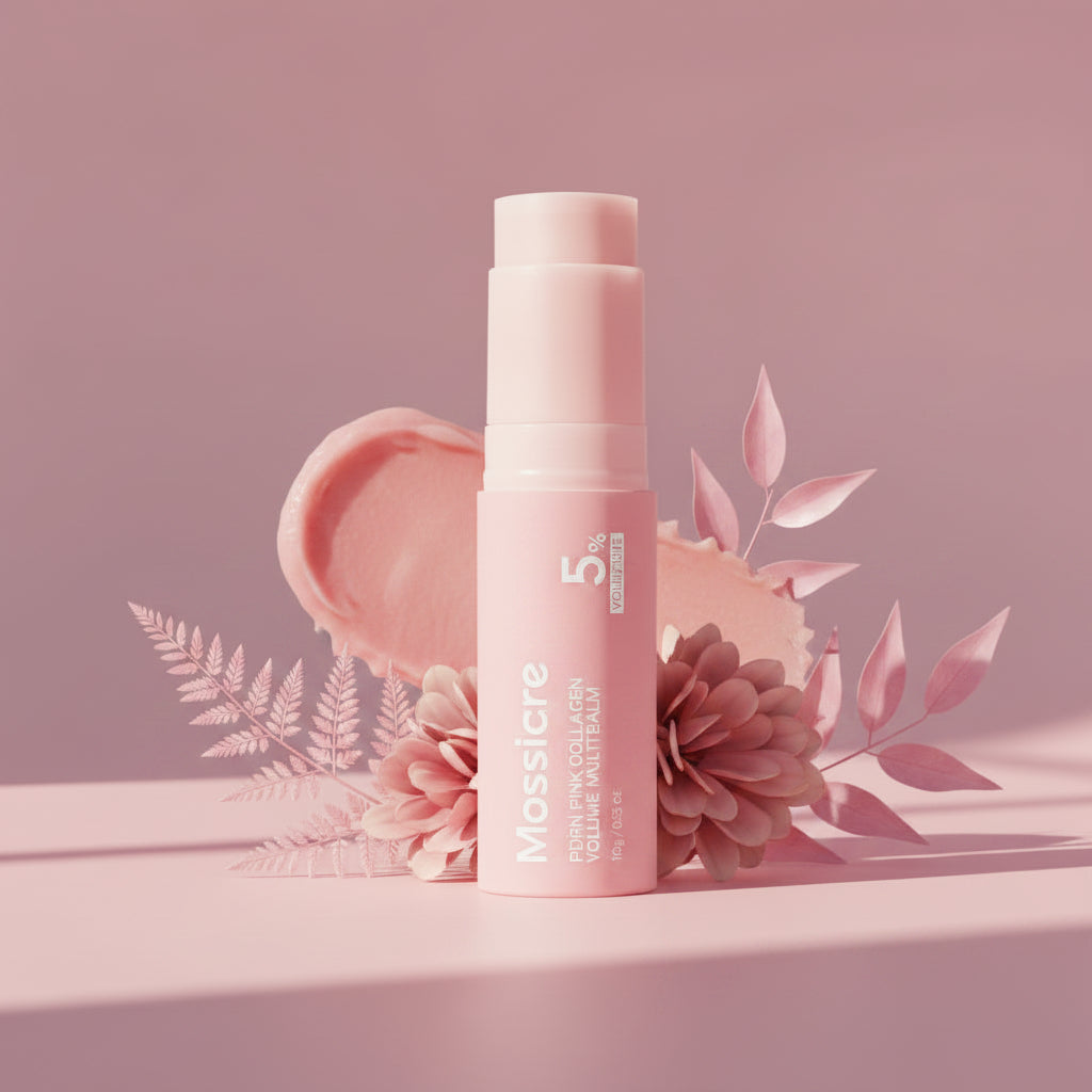 Cross-Border Hit Product Tk Pink Collagen Multi-Effect Plumping Balm Essence Stick For Skin To Regain Youthful Radiance