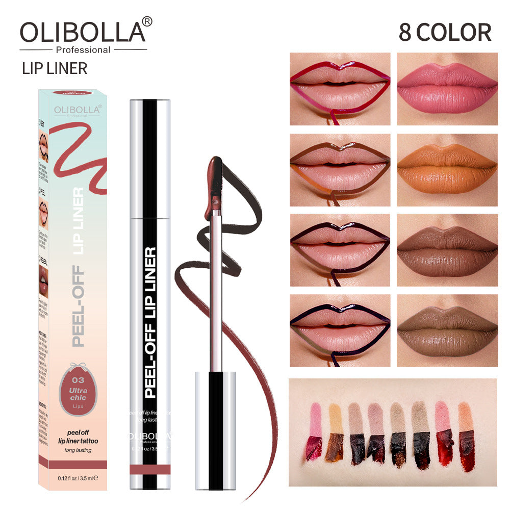 Tear Lip Liner Waterproof Lasting Non-fading Moisturizing Doodle Lip Lipstick Lip Gloss Lip Glaze Explosions Wholesale