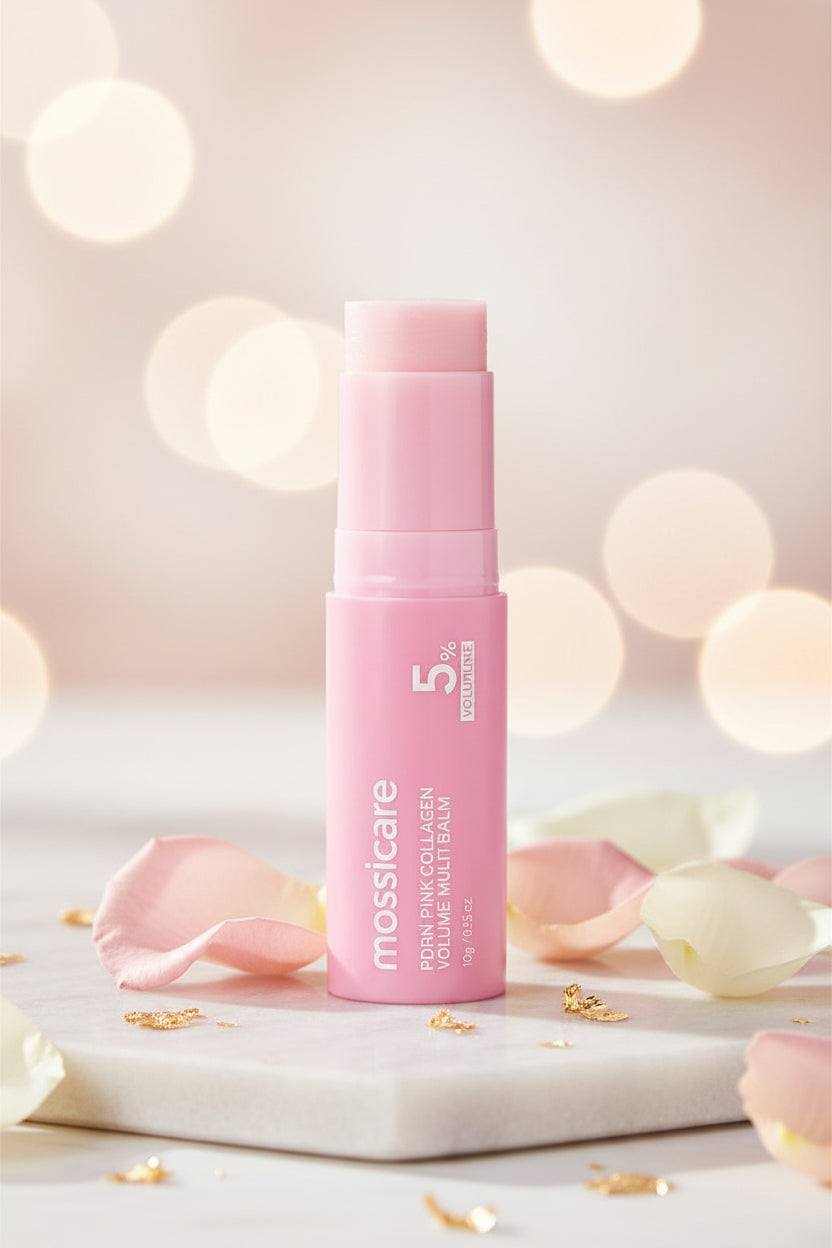 Cross-Border Hit Product Tk Pink Collagen Multi-Effect Plumping Balm Essence Stick For Skin To Regain Youthful Radiance