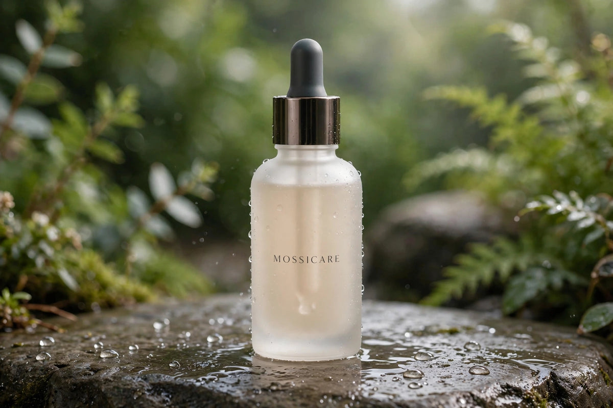 Mossicare CC Color-Correcting Tinted Serum bottle